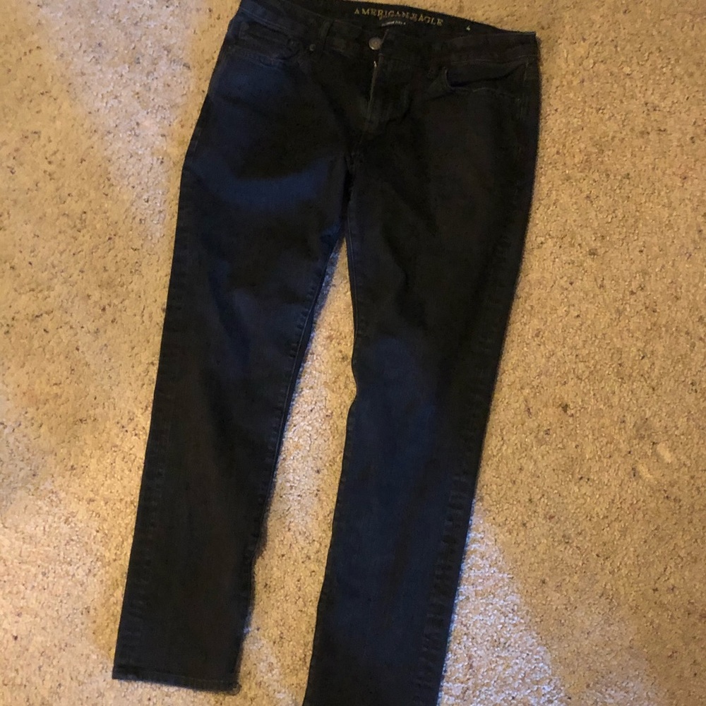 black american eagle jean